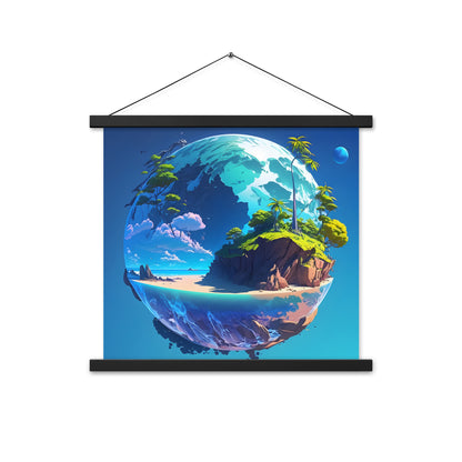 Wooden Hanger Poster (VIVID DREAMER #1, Stylish and Durable)