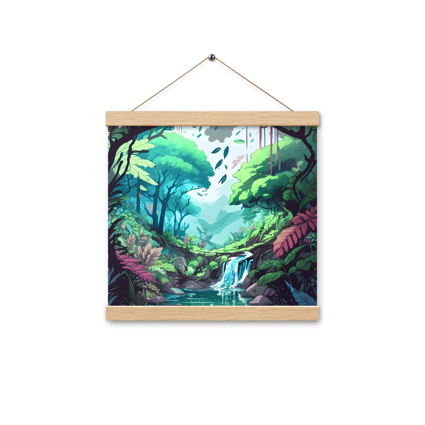 FOREST WALKER Wooden Hanger Art Poster