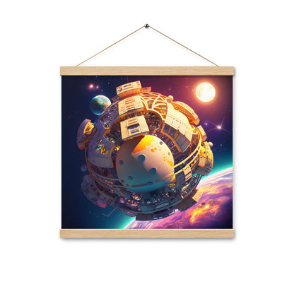 SPACE EXPLORER #1 (Wooden Hanger Poster)