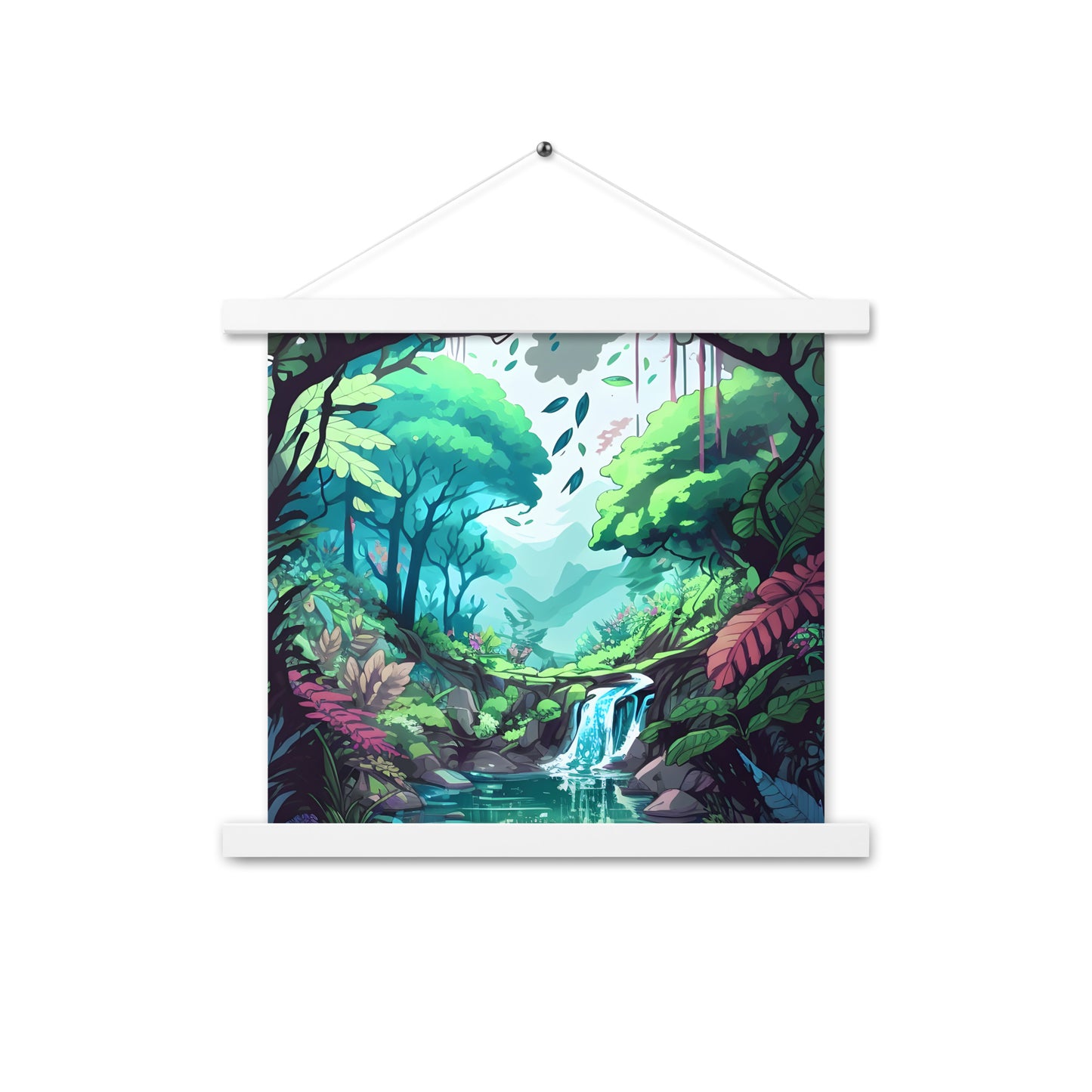 FOREST WALKER Wooden Hanger Art Poster