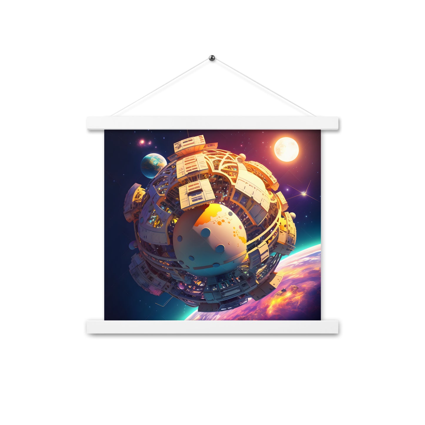 SPACE EXPLORER #1 (Wooden Hanger Poster)