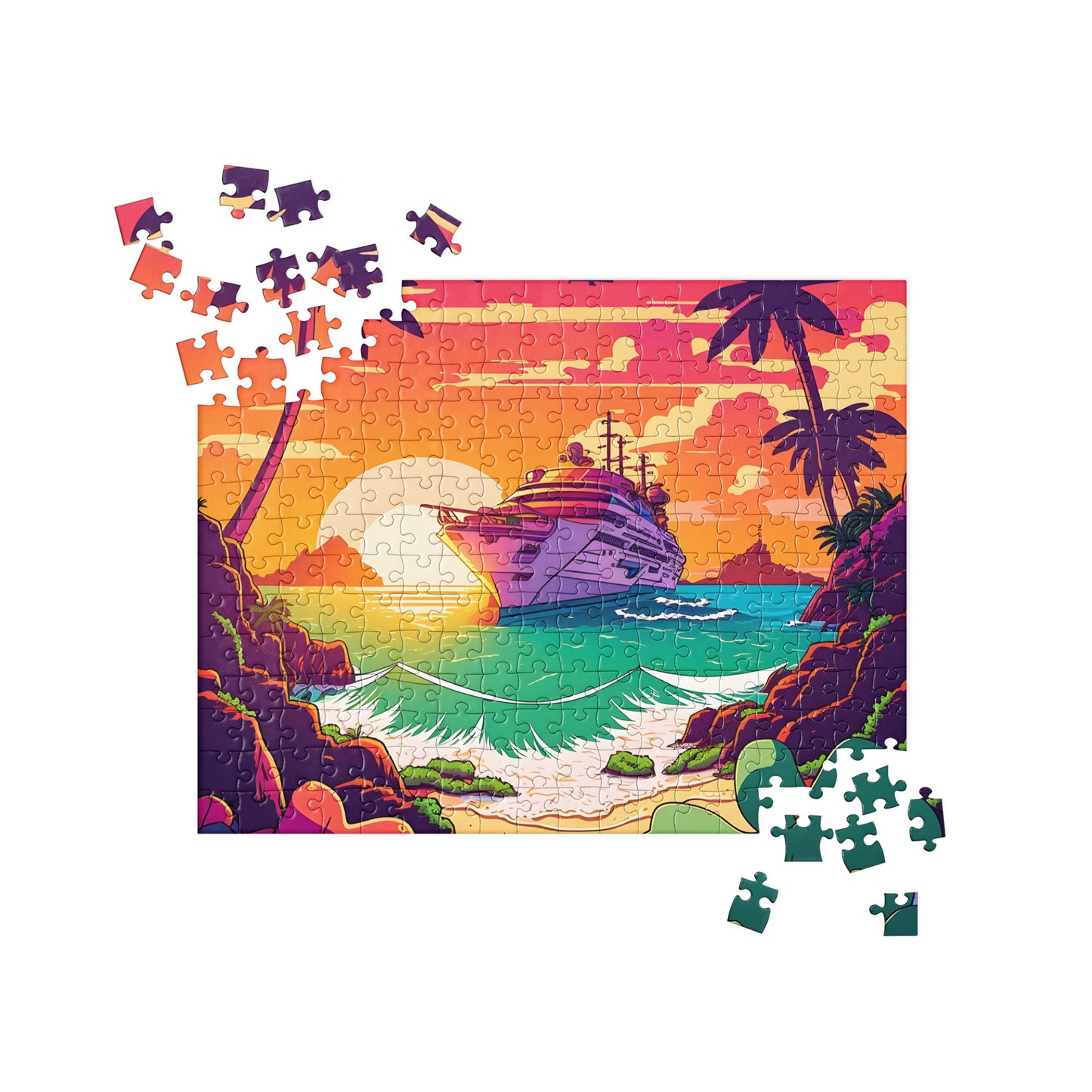 BEACH CRUISER Vibrant Jigsaw Puzzle