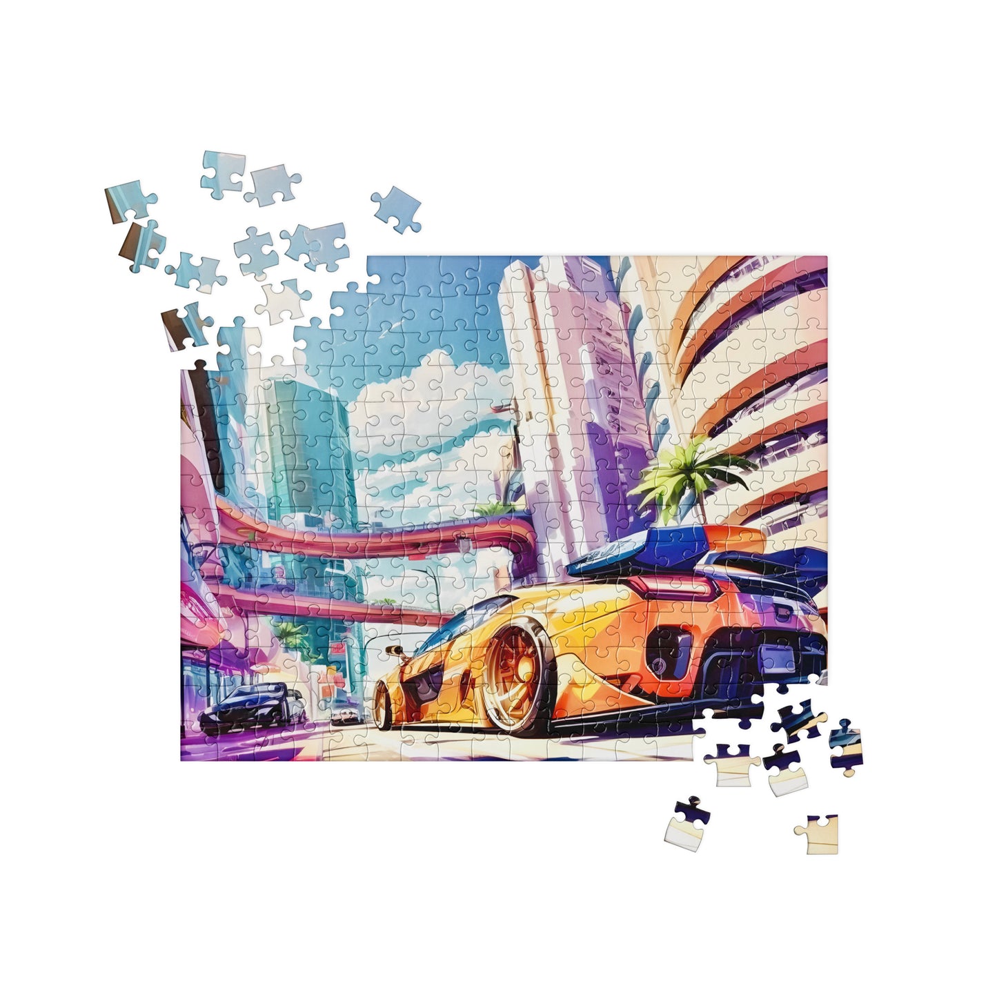 CITY HUNTER Vibrant Jigsaw Puzzle