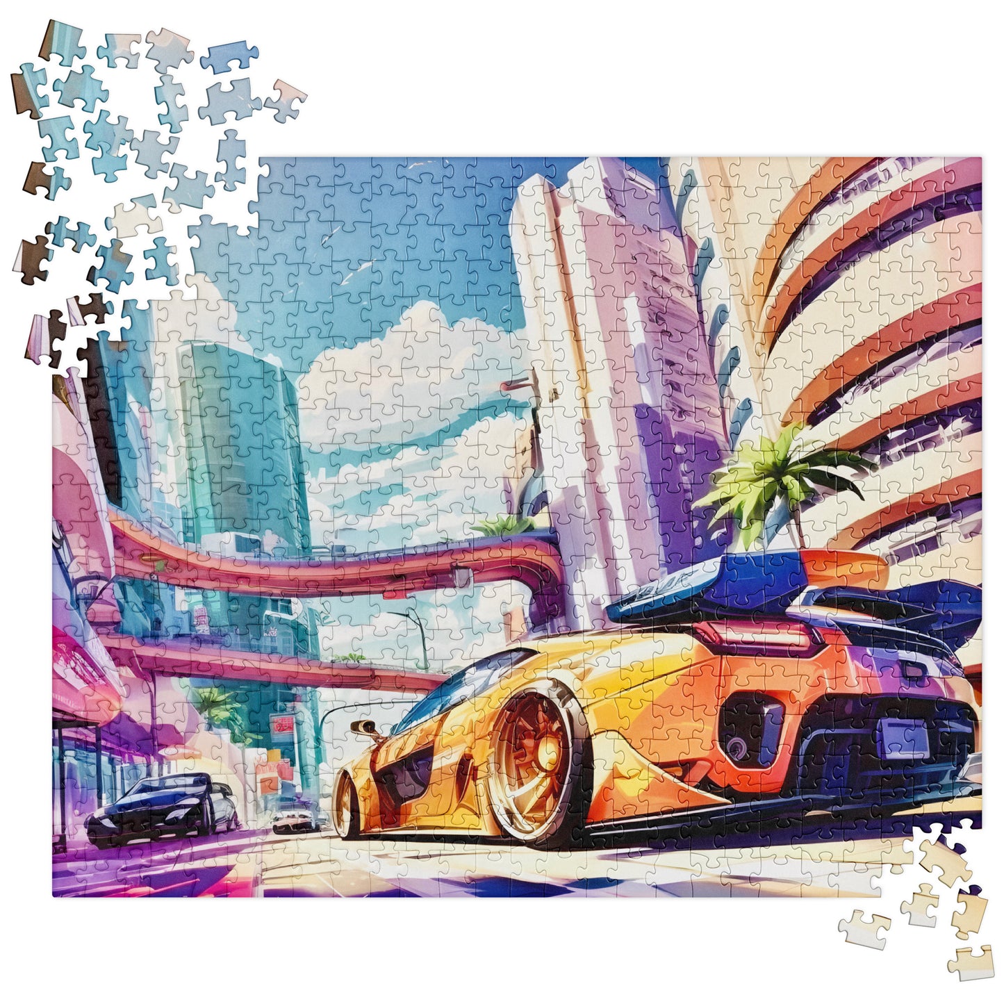 CITY HUNTER Vibrant Jigsaw Puzzle