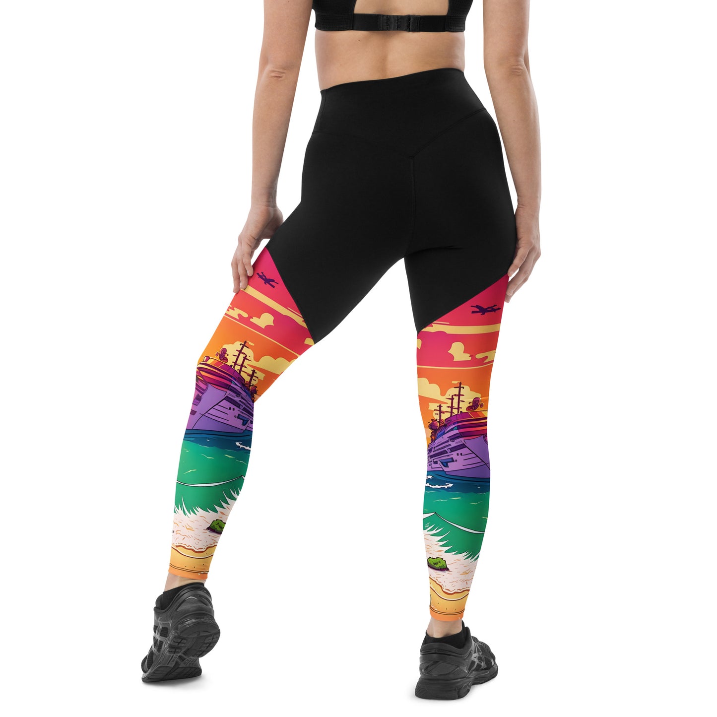 BEACH CRUISER Women's Sports Leggings