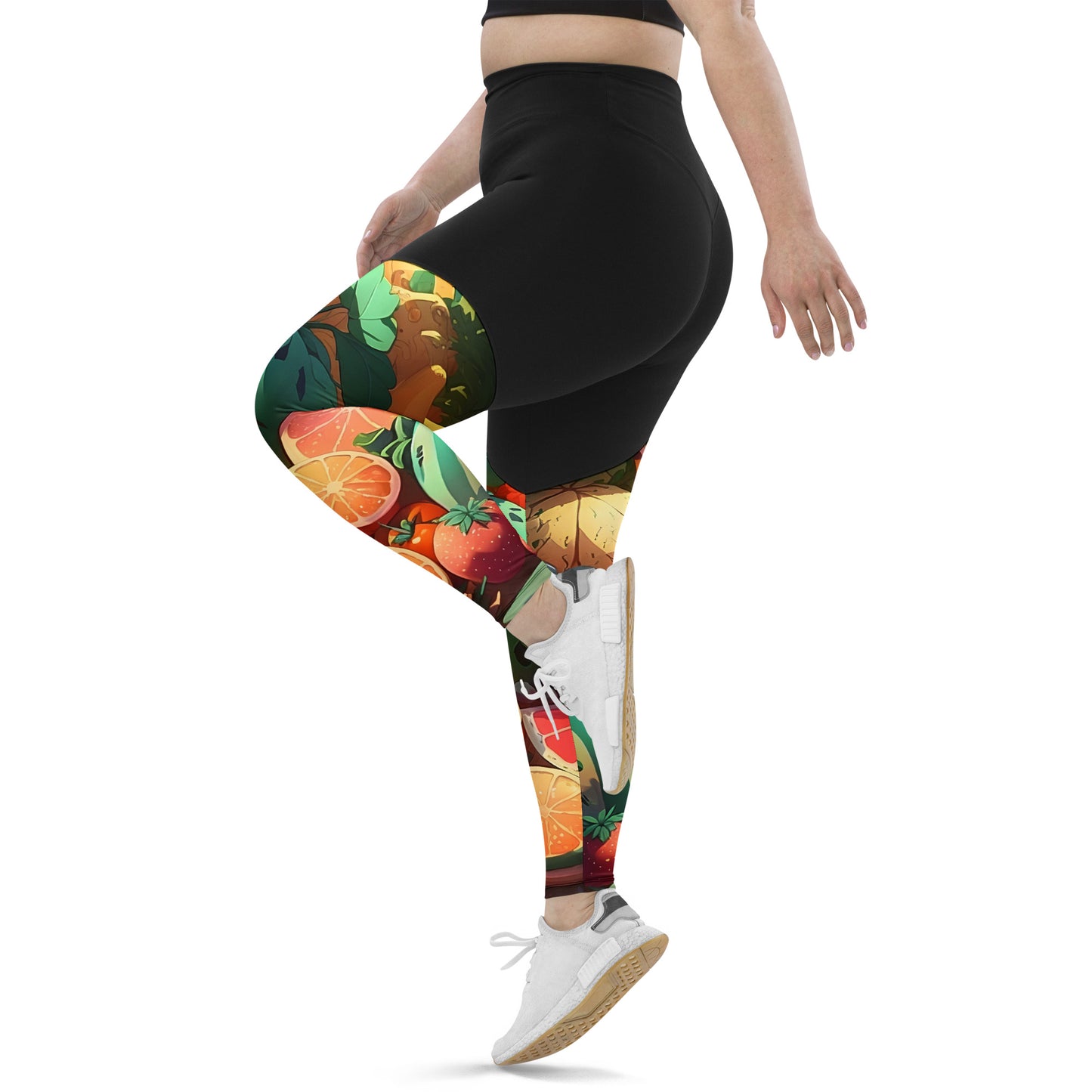 FRUITY VEGGIE #1 (Women's Sports Leggings)