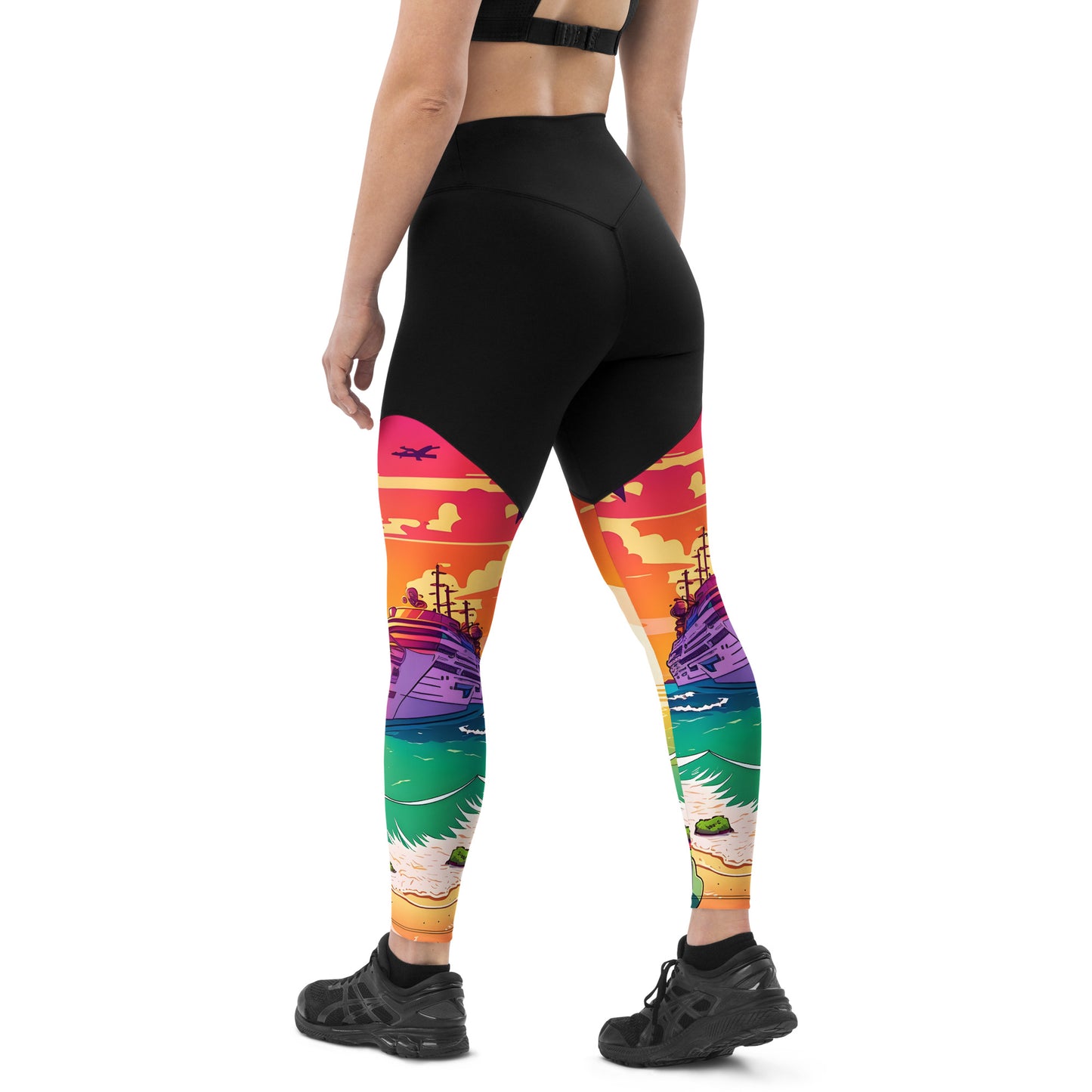 BEACH CRUISER Women's Sports Leggings