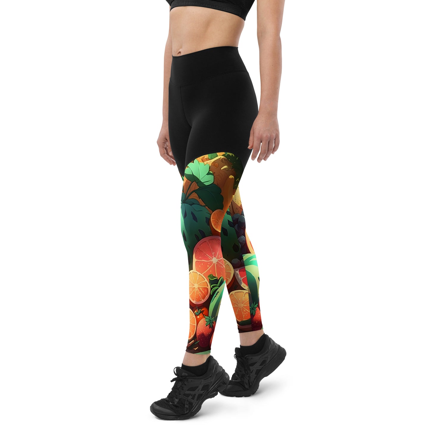 FRUITY VEGGIE #1 (Women's Sports Leggings)