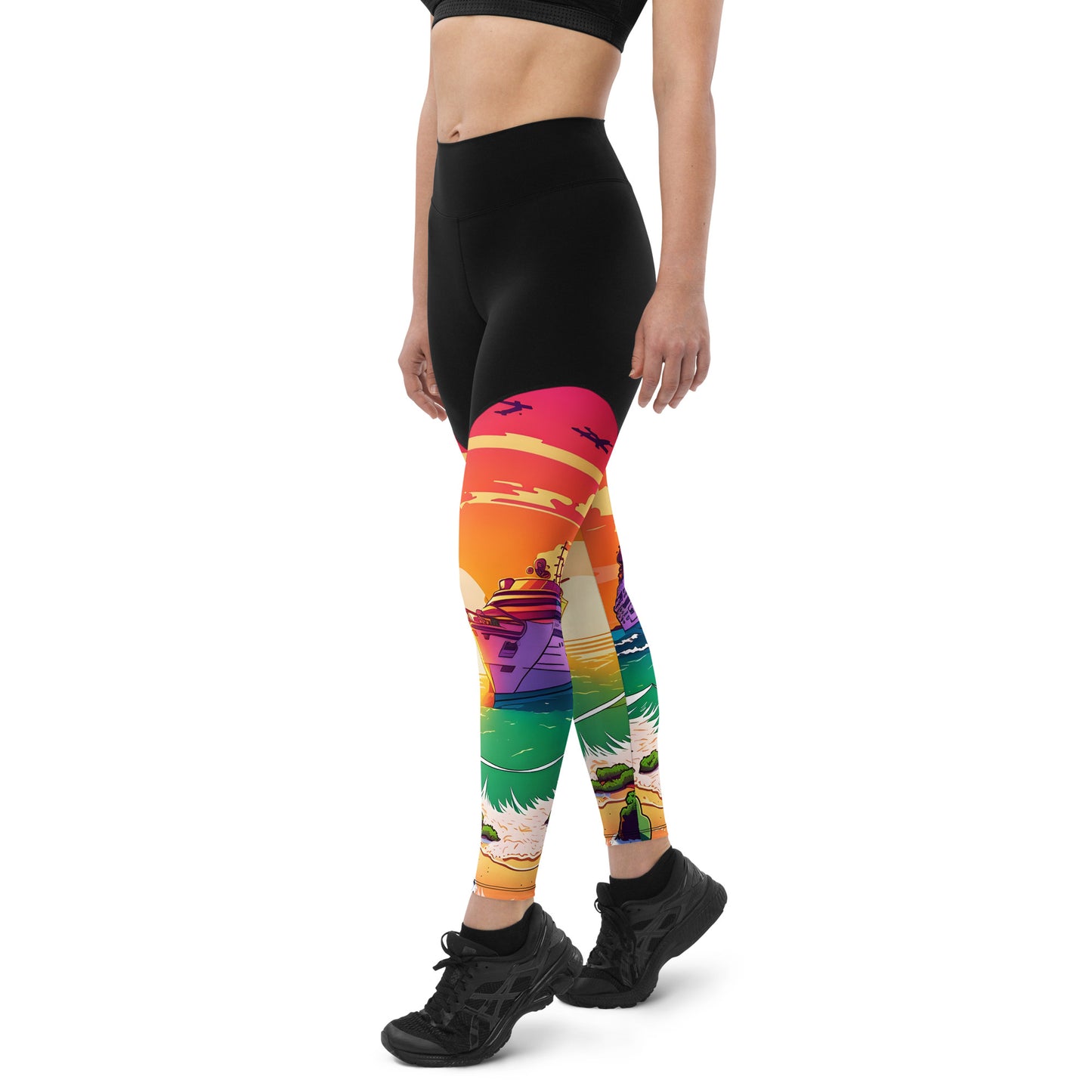 BEACH CRUISER Women's Sports Leggings