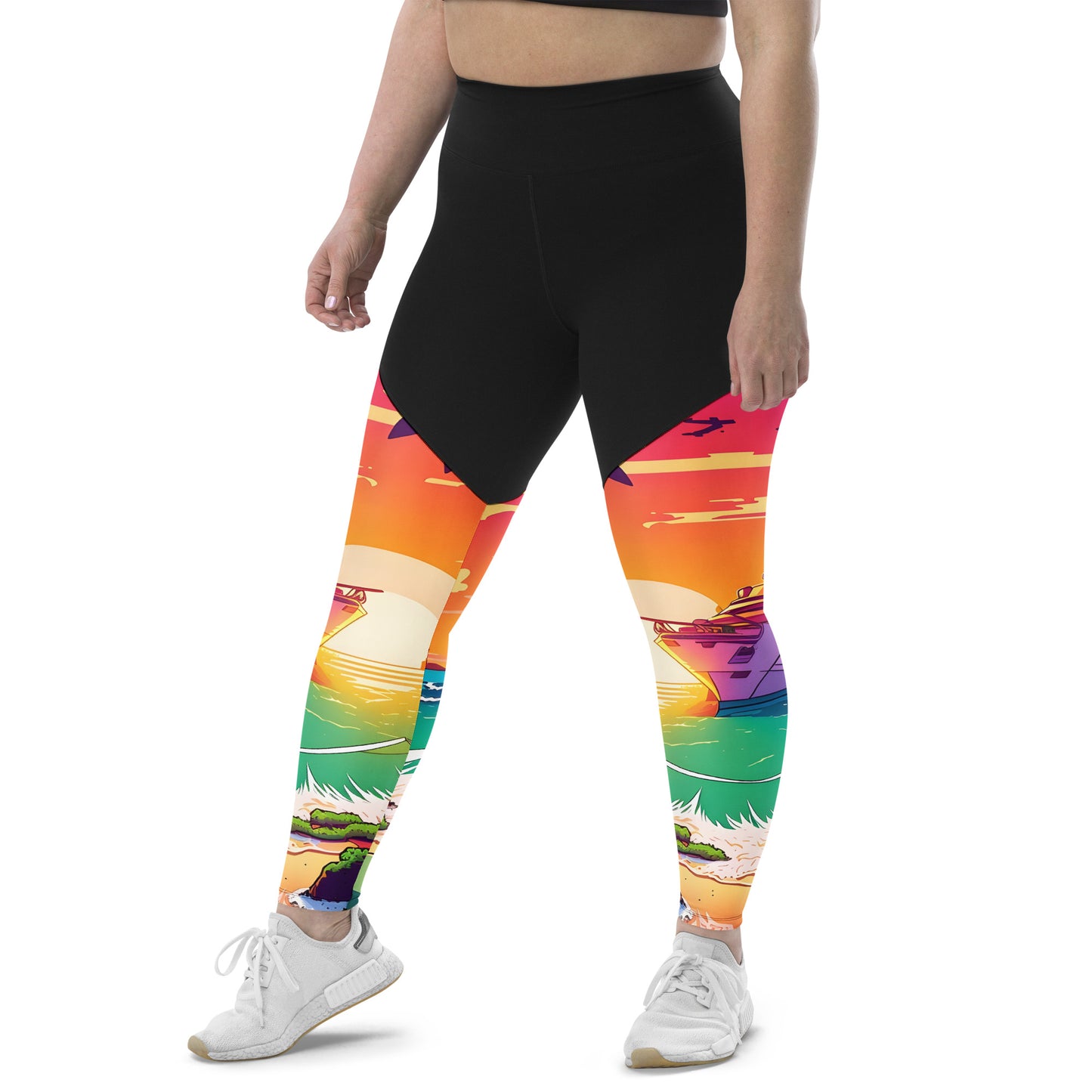 BEACH CRUISER Women's Sports Leggings