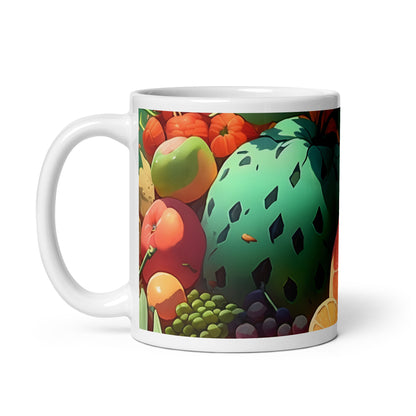 FRUITY VEGGIE #1 (White Premium Mug)