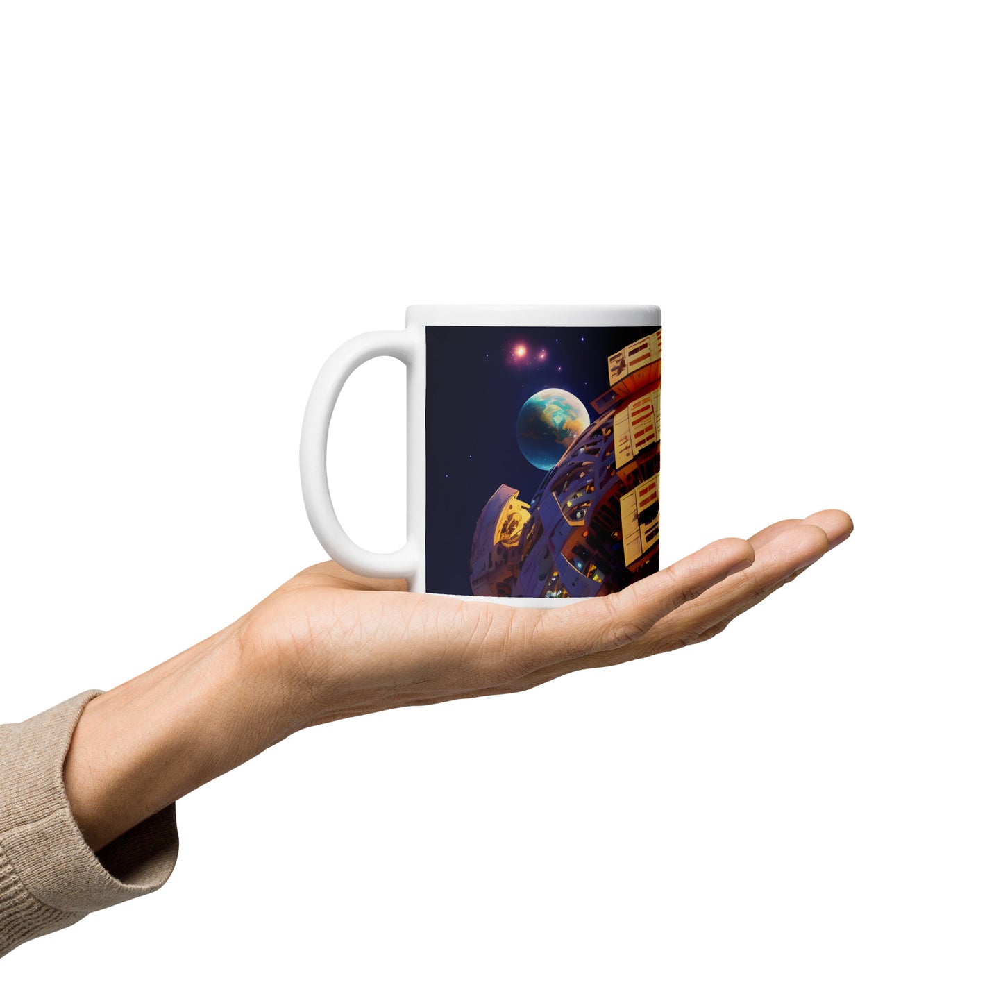 SPACE EXPLORER #1 (White Premium Mug)