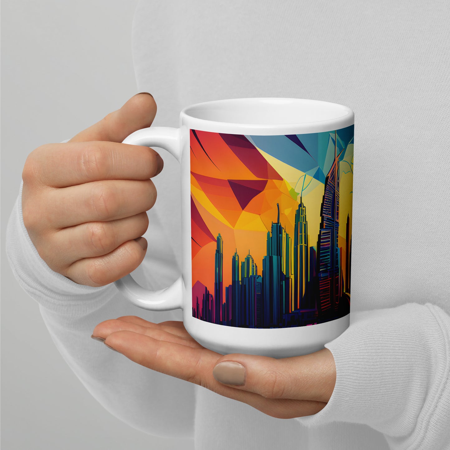 SKY SCRAPER #1 (White Premium Mug)