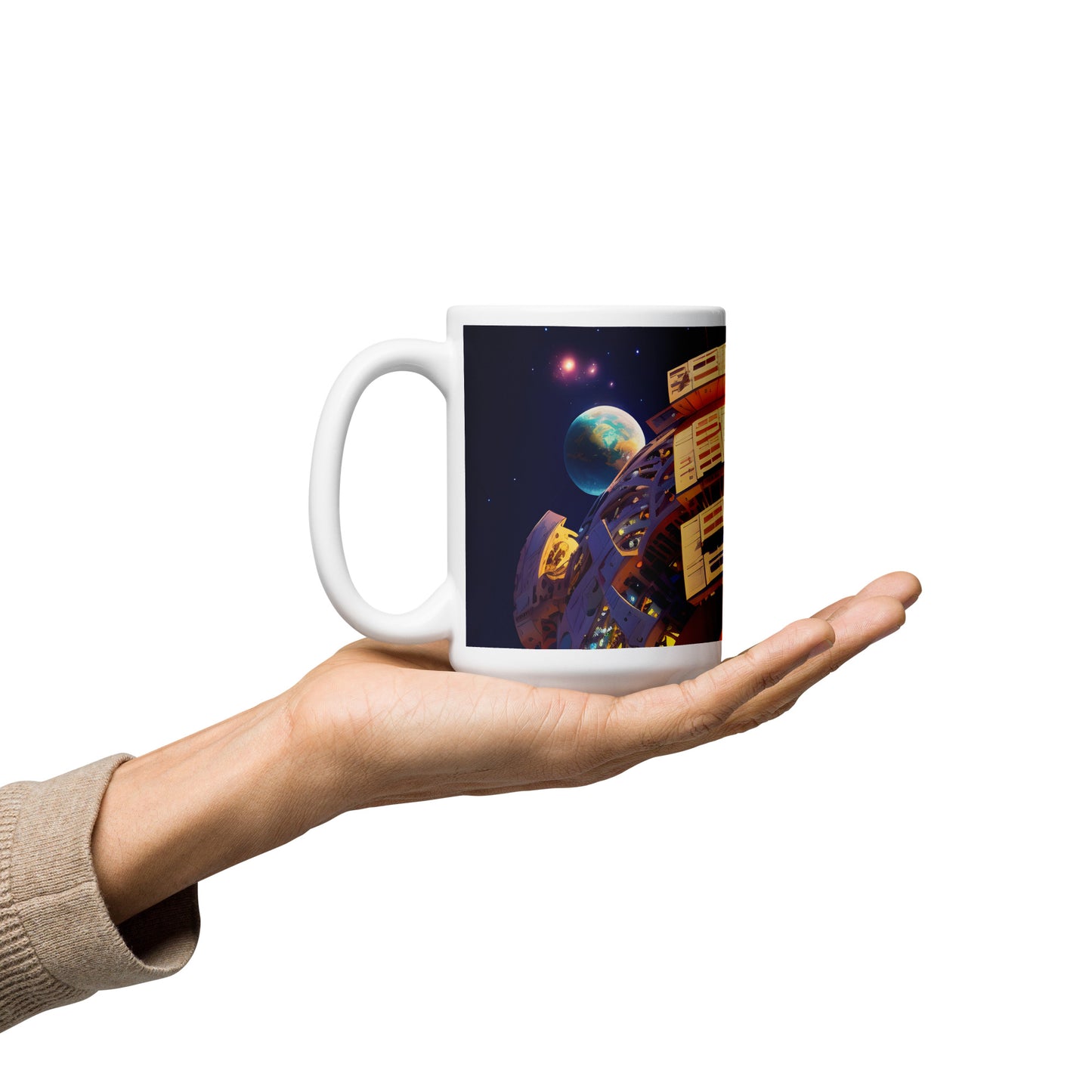 SPACE EXPLORER #1 (White Premium Mug)