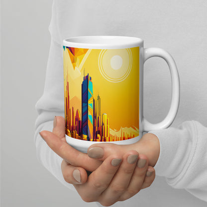 SKY SCRAPER #1 (White Premium Mug)